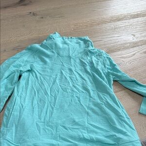 Turquoise Long Sleeve Top